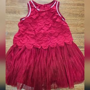 Cat & Jack 2T Red Dress 1920's Style